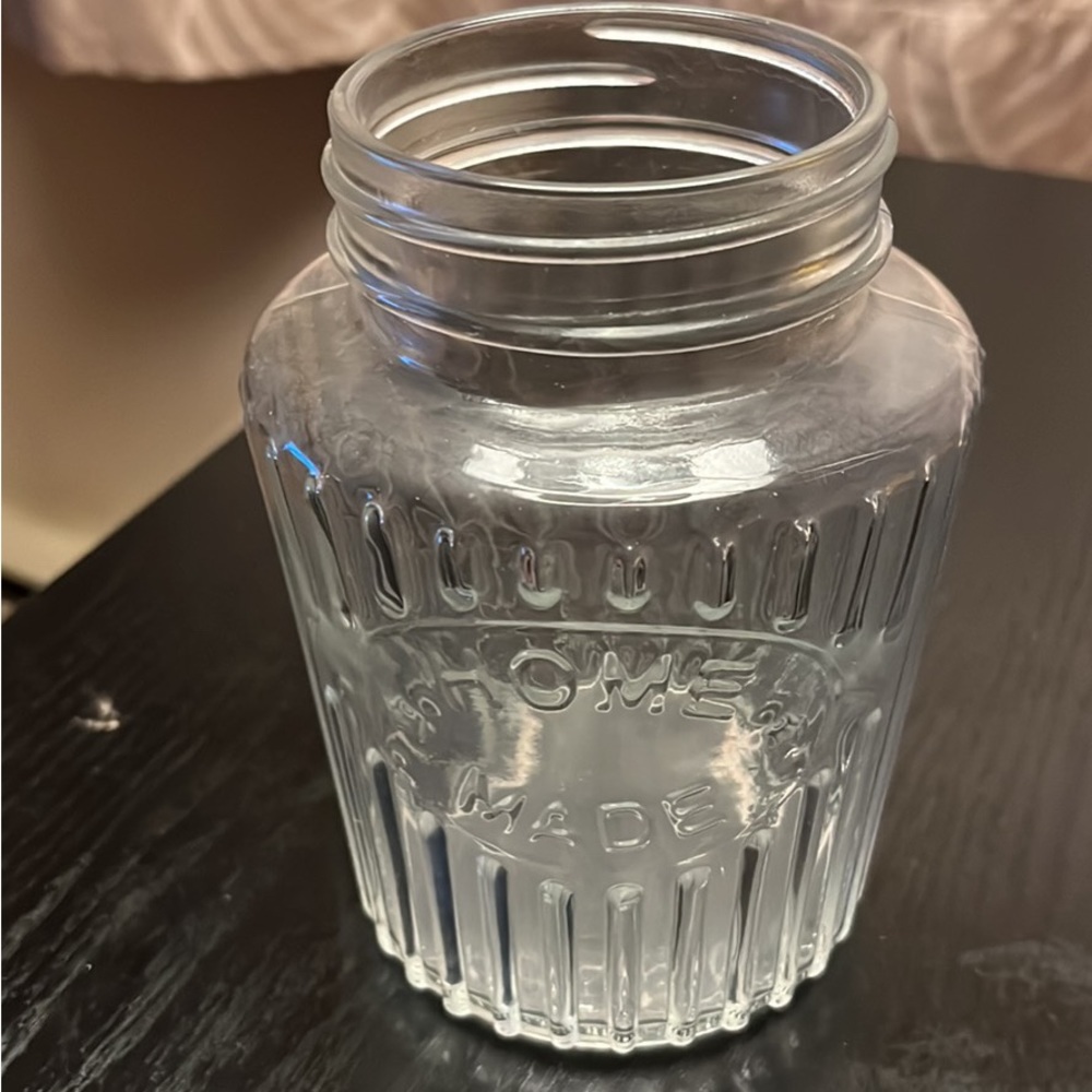 Home Made Glass Canister